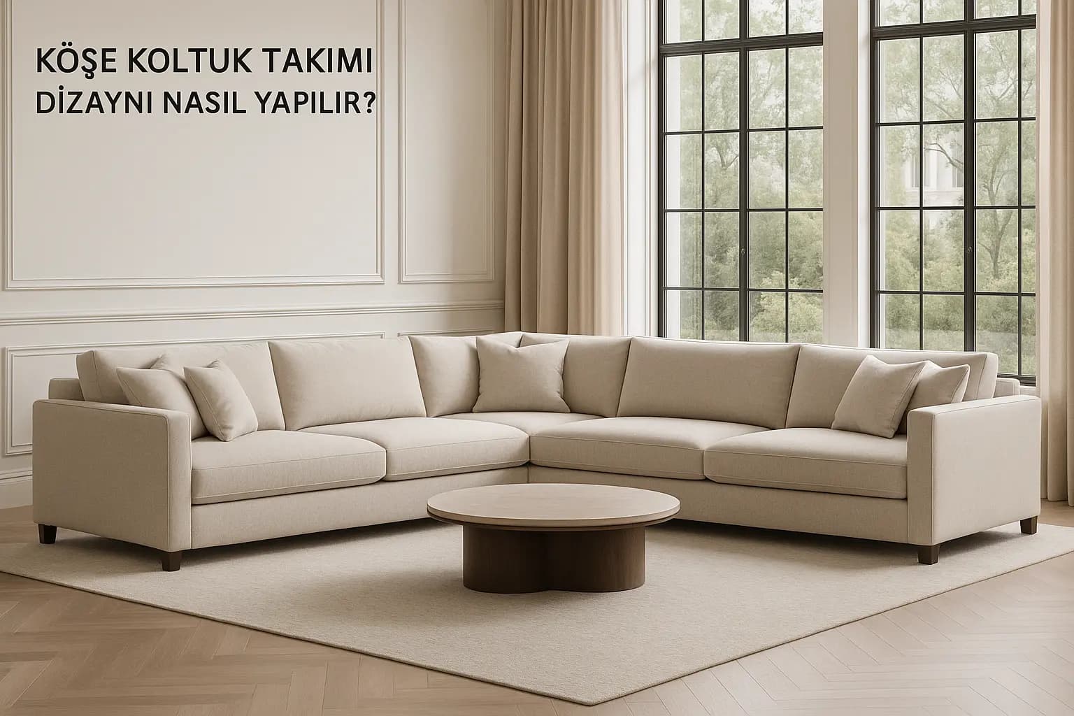 Köşe Koltuk Takımı Dizaynı Nasıl Yapılır?