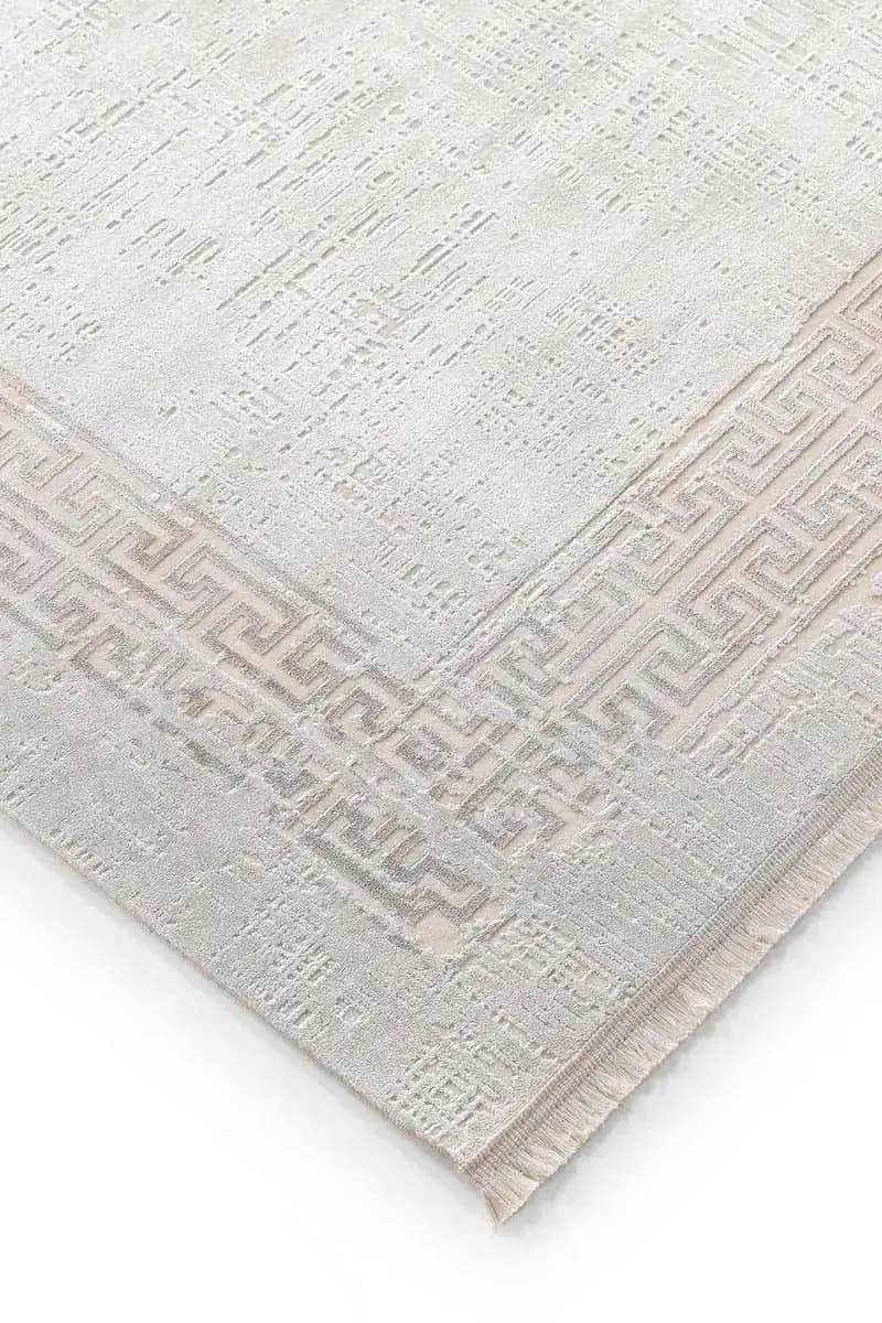 Black&Brown 11298 Doğal İplik Dikdörtgen Makine Halısı 160x230 - Kahverengi 2