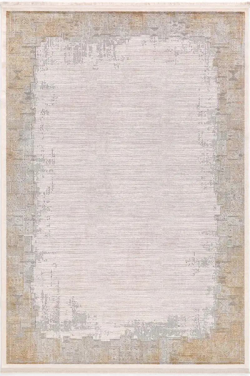 Black Brown 15468 Dikdörtgen Doğal İplik Makine Halısı 100X300 - Bakır 4