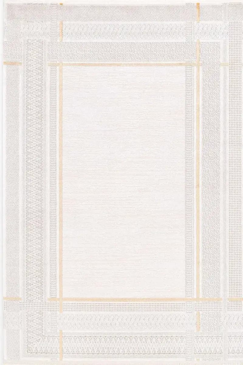 Black&Brown 15470 Dikdörtgen Doğal İplik Makine Halısı 100X300 - Sarı 4