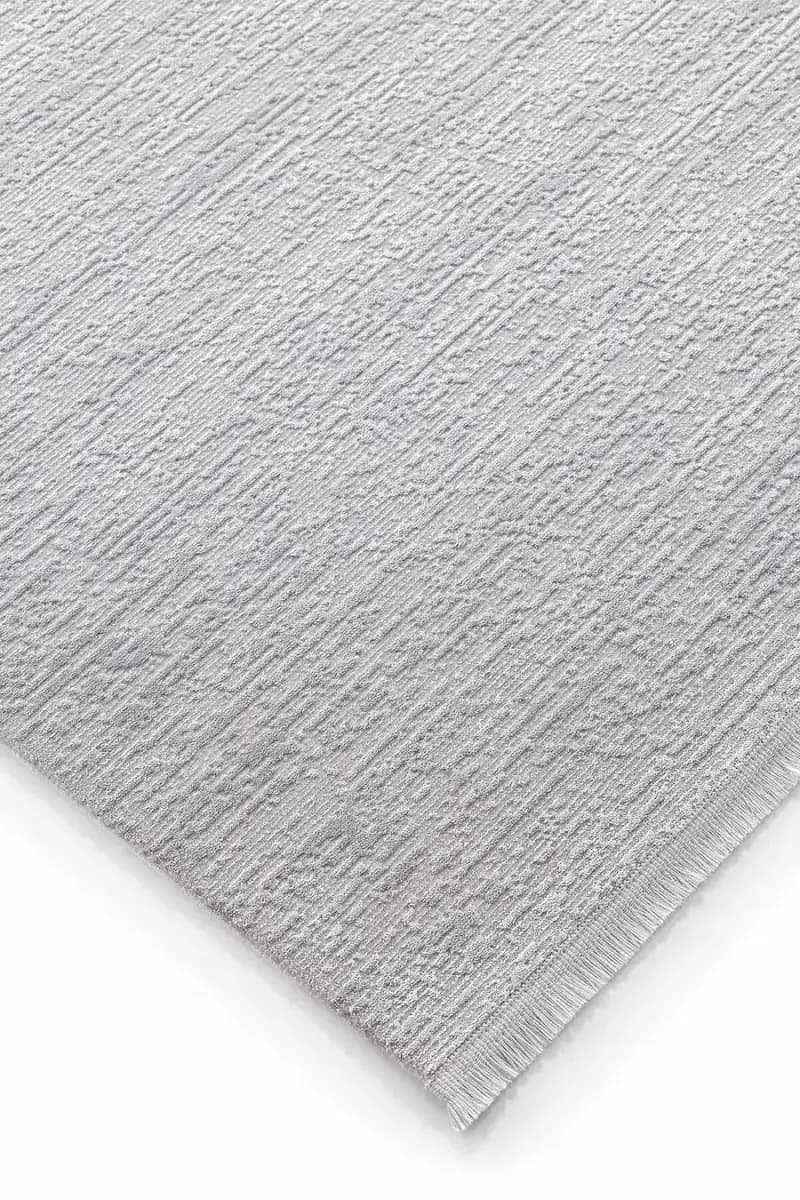 Carissa 11330 Dikdörtgen Akrilik Makine Halısı 160X230 - Gri 6
