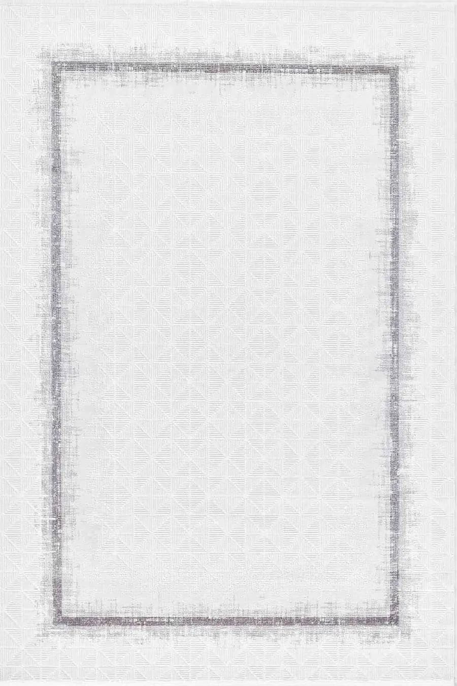 Carissa 13623 Dikdörtgen Akrilik Makine Halısı 160X230 - Gri 2