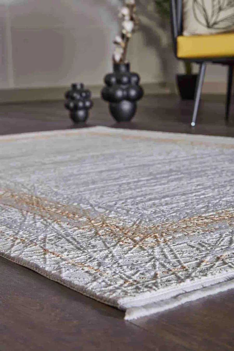 Carissa 13631 Dikdörtgen Akrilik Makine Halısı 200X290 - Bakır 3