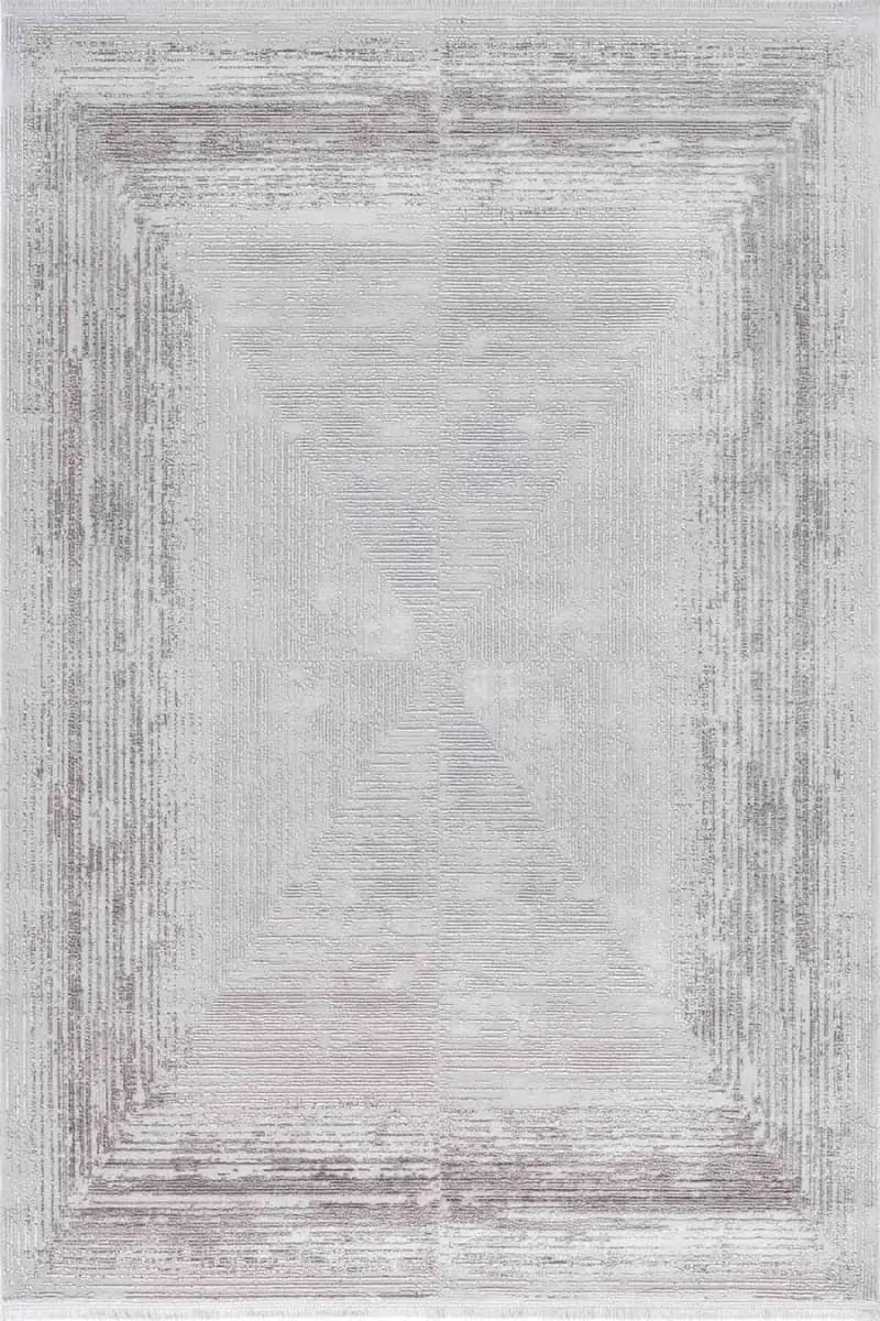 Carissa 16319 Dikdörtgen Akrilik Makine Halısı 160X230 - Gri 2