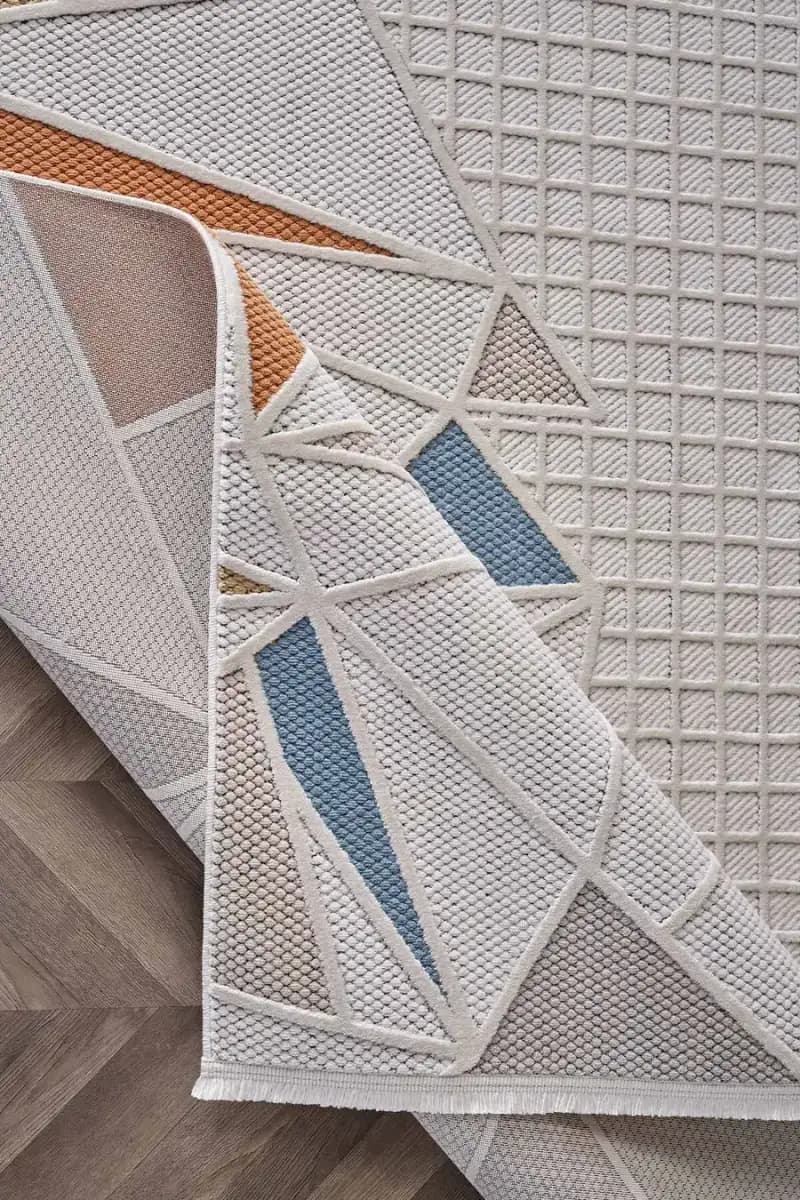 Deco Avior 17452 Dikdörtgen Geometrik Desenli Halı 80x000 - Multi 5