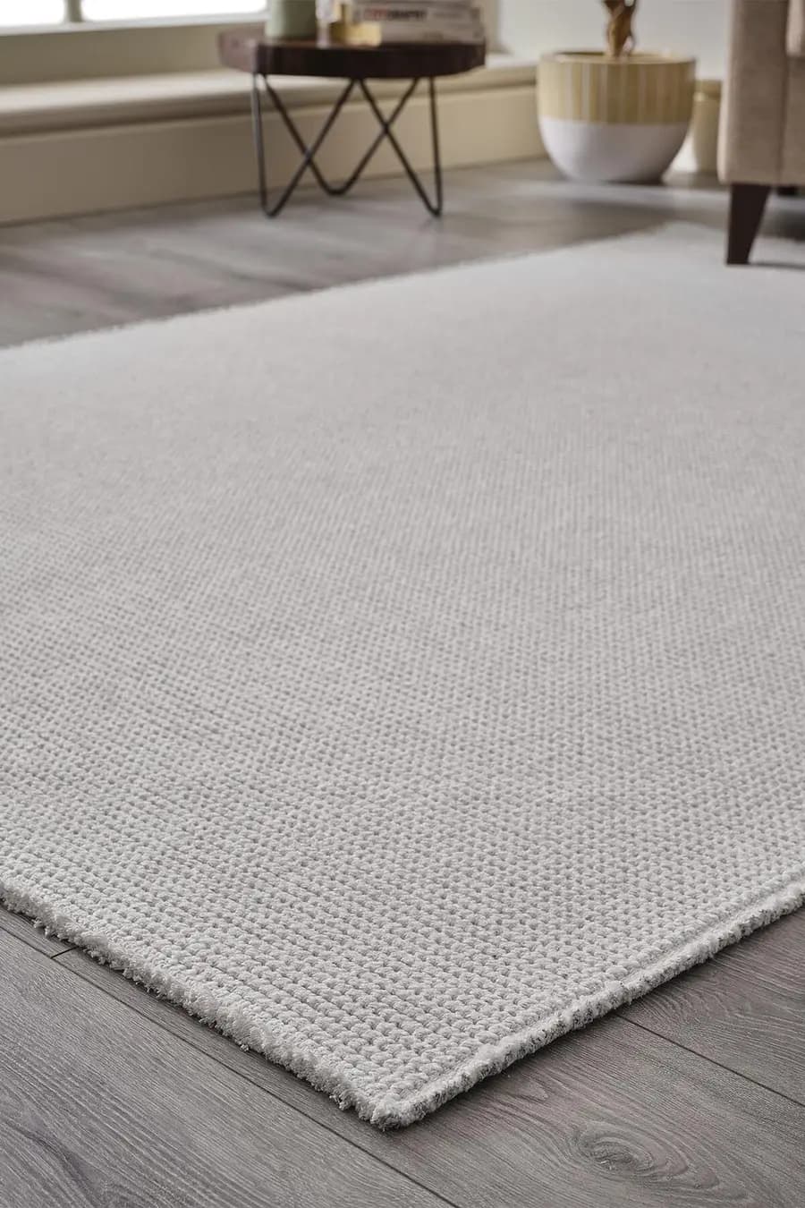 Deco Boheems 80147 Kaymaz Taban Dikdörtgen Halı 160X230 - Beyaz 4