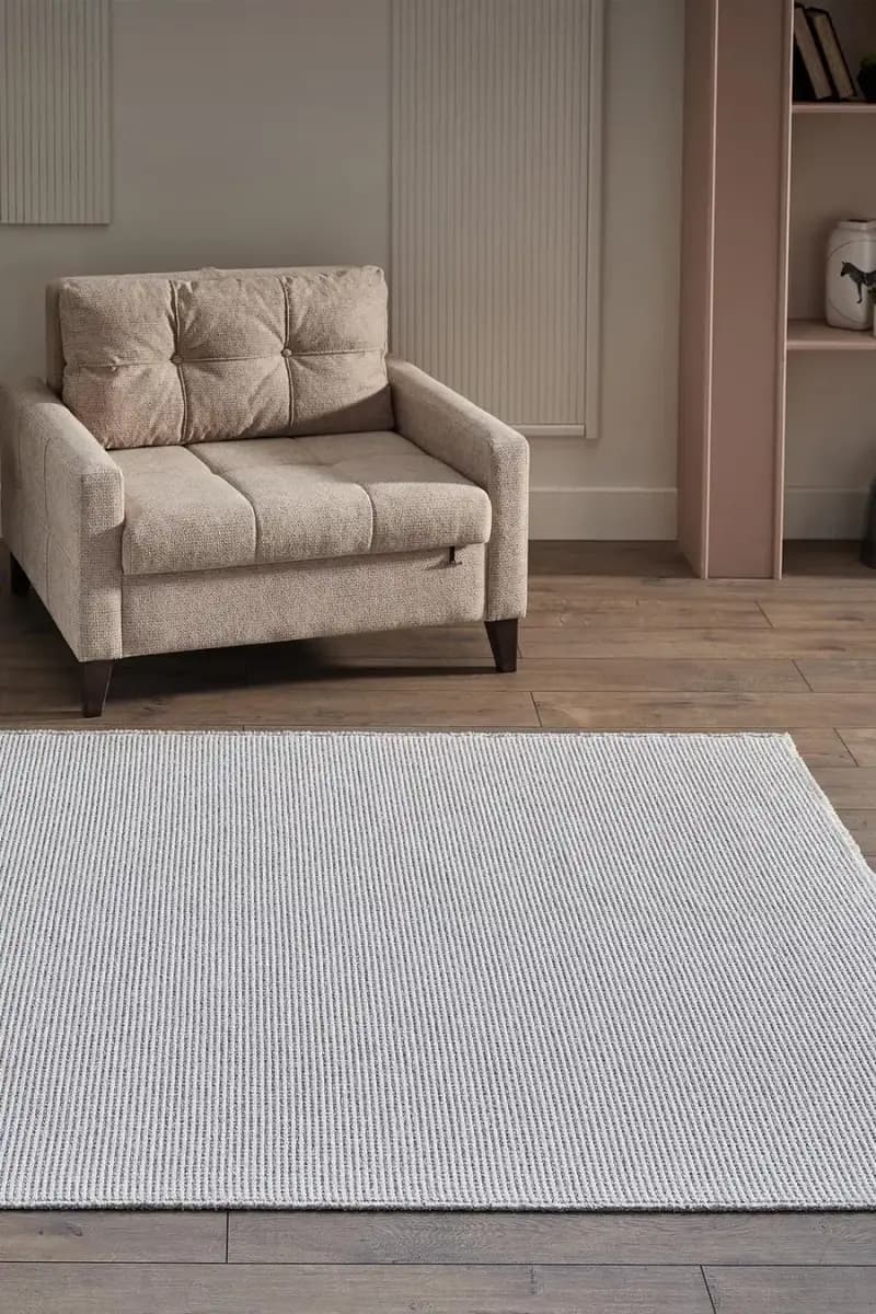 Deco Boheems 80147 Kaymaz Taban Dikdörtgen Halı Gri - 160X230