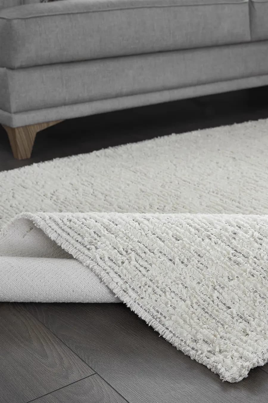 Deco Boheems 80152 Kaymaz Taban Dikdörtgen Halı 160X230 - Gri 3