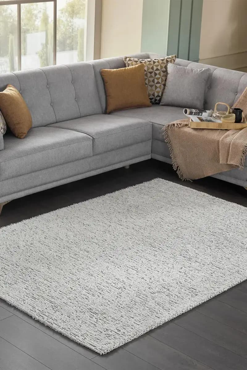 Deco Boheems 80152 Kaymaz Taban Dikdörtgen Halı 160X230 - Siyah