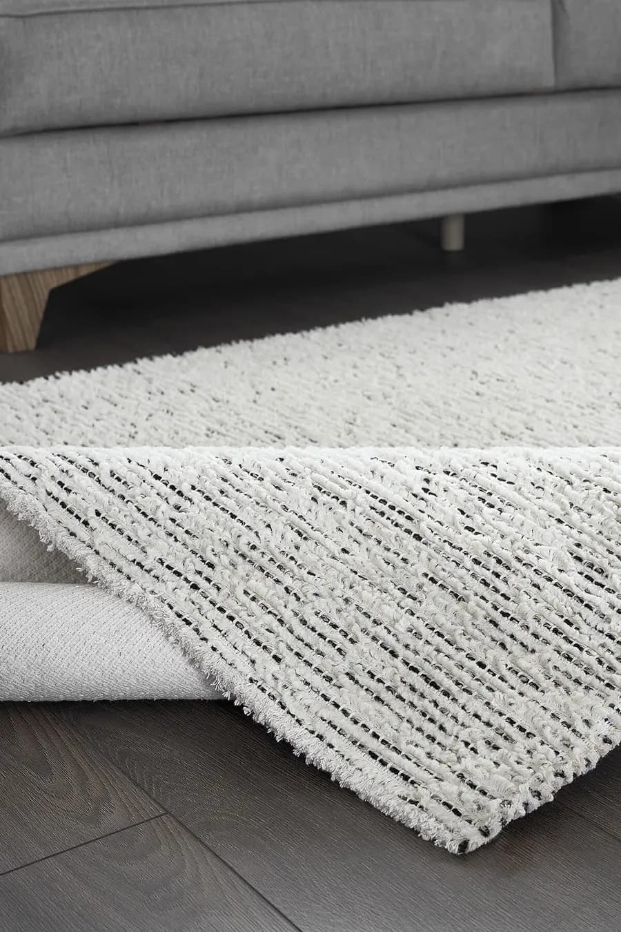 Deco Boheems 80152 Kaymaz Taban Dikdörtgen Halı 160X230 - Siyah 5
