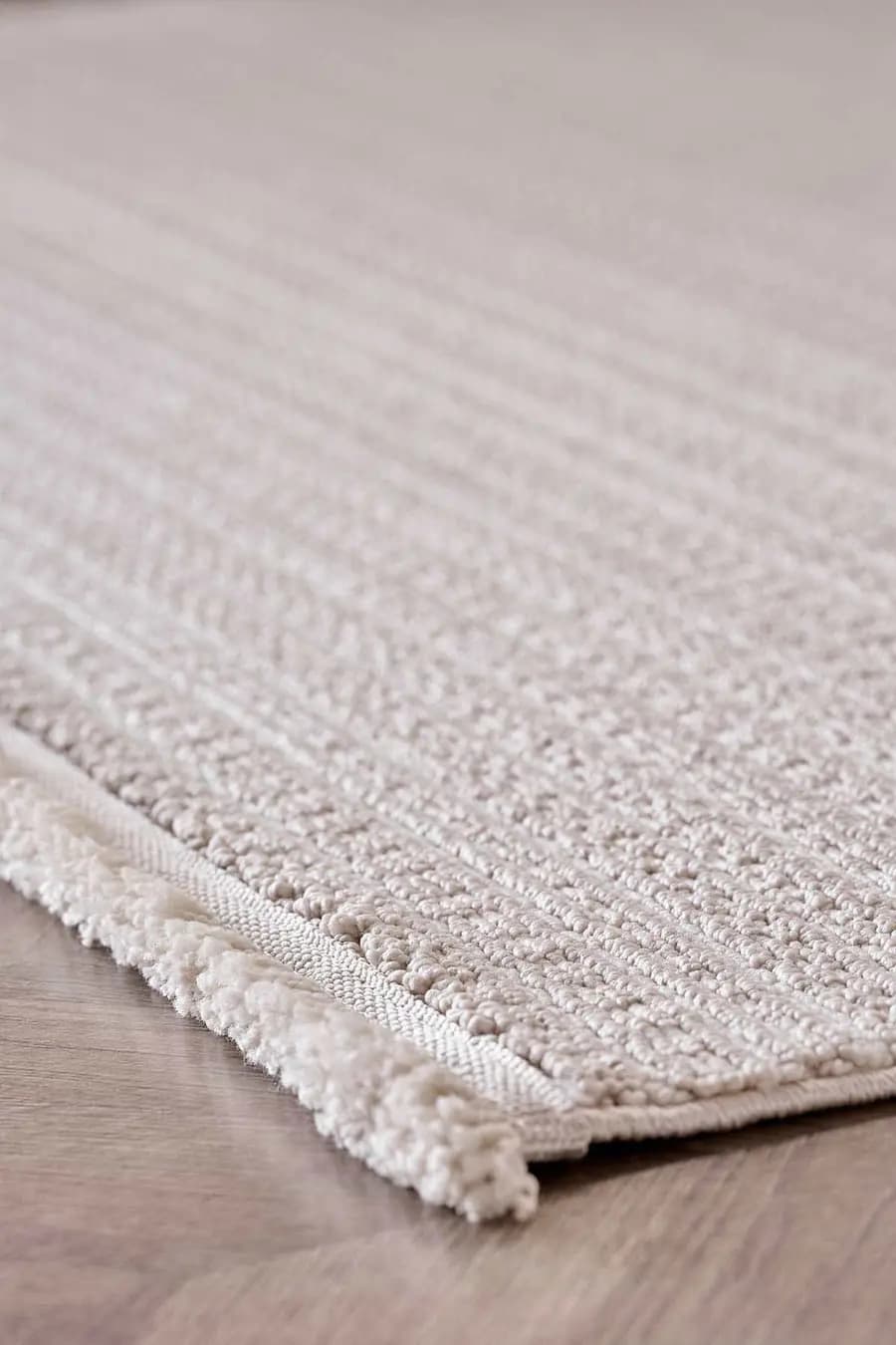 Deco Curlina 80044 Dikdörtgen Bukleli Halı 160x000 - Bej 3