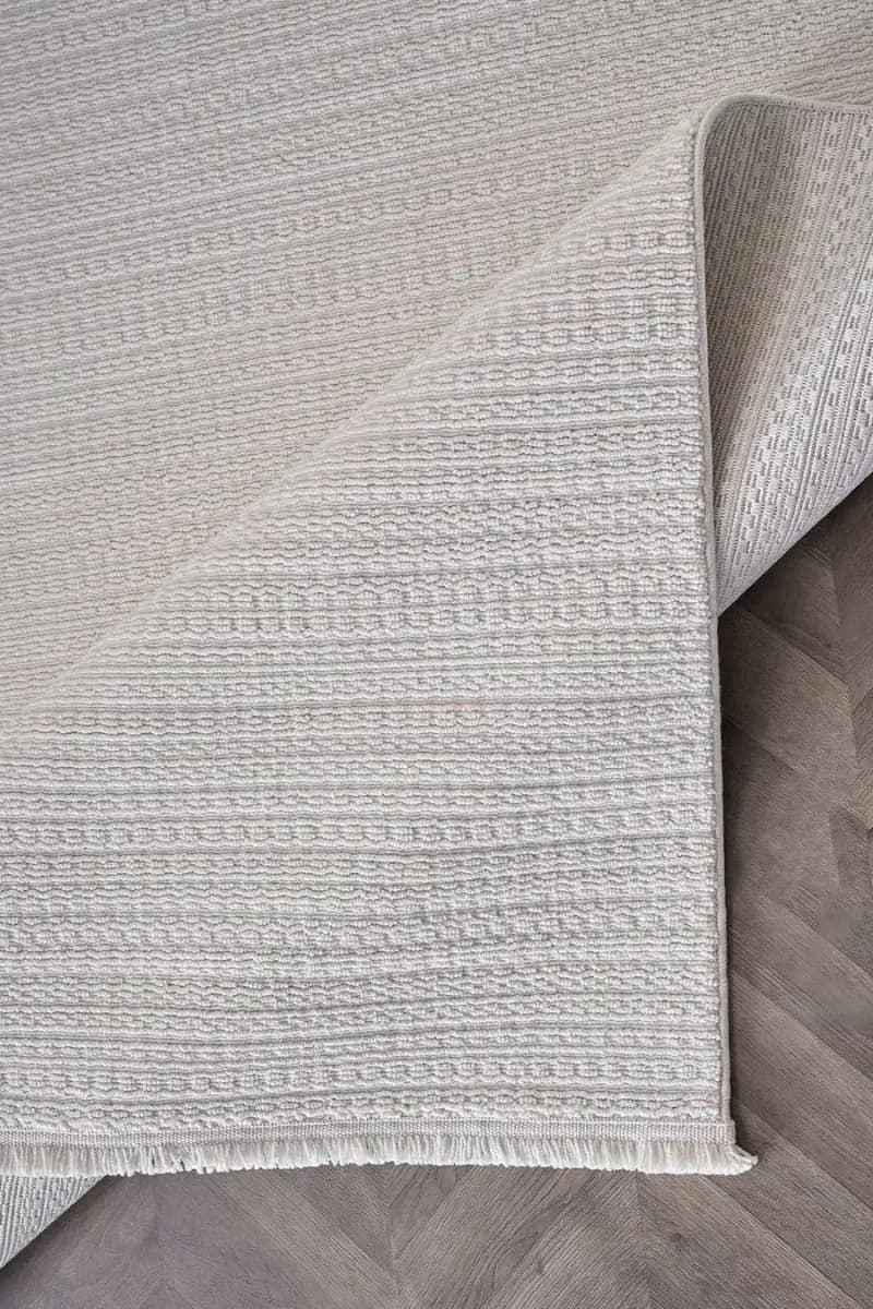 Deco Curlina 80044 Dikdörtgen Bukleli Halı 160x000 - Krem 4