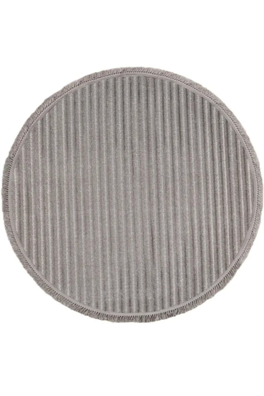 Deco Daisy 16666 Daire Tozumaz Makine Halısı 120x120 - Bej 2