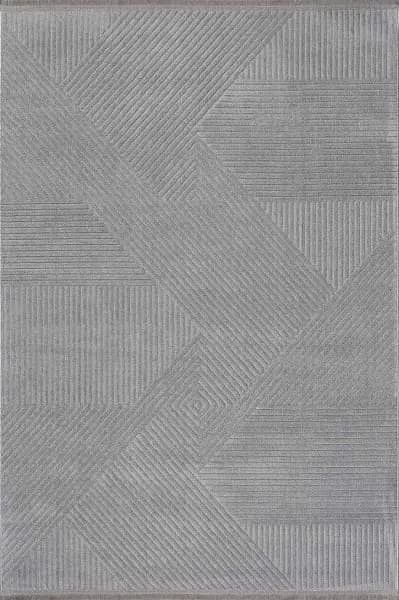 Deco Geo 80010 Dikdörtgen Polyester Pamuk Karışımlı Makine Halısı