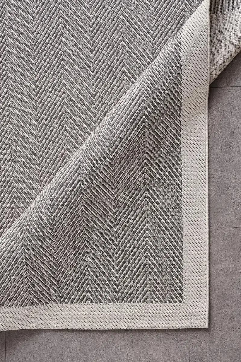 Deco Sisal 80140 Dikdörtgen Yıkanabilir Antitoz Halı 80X150 - Gri 6