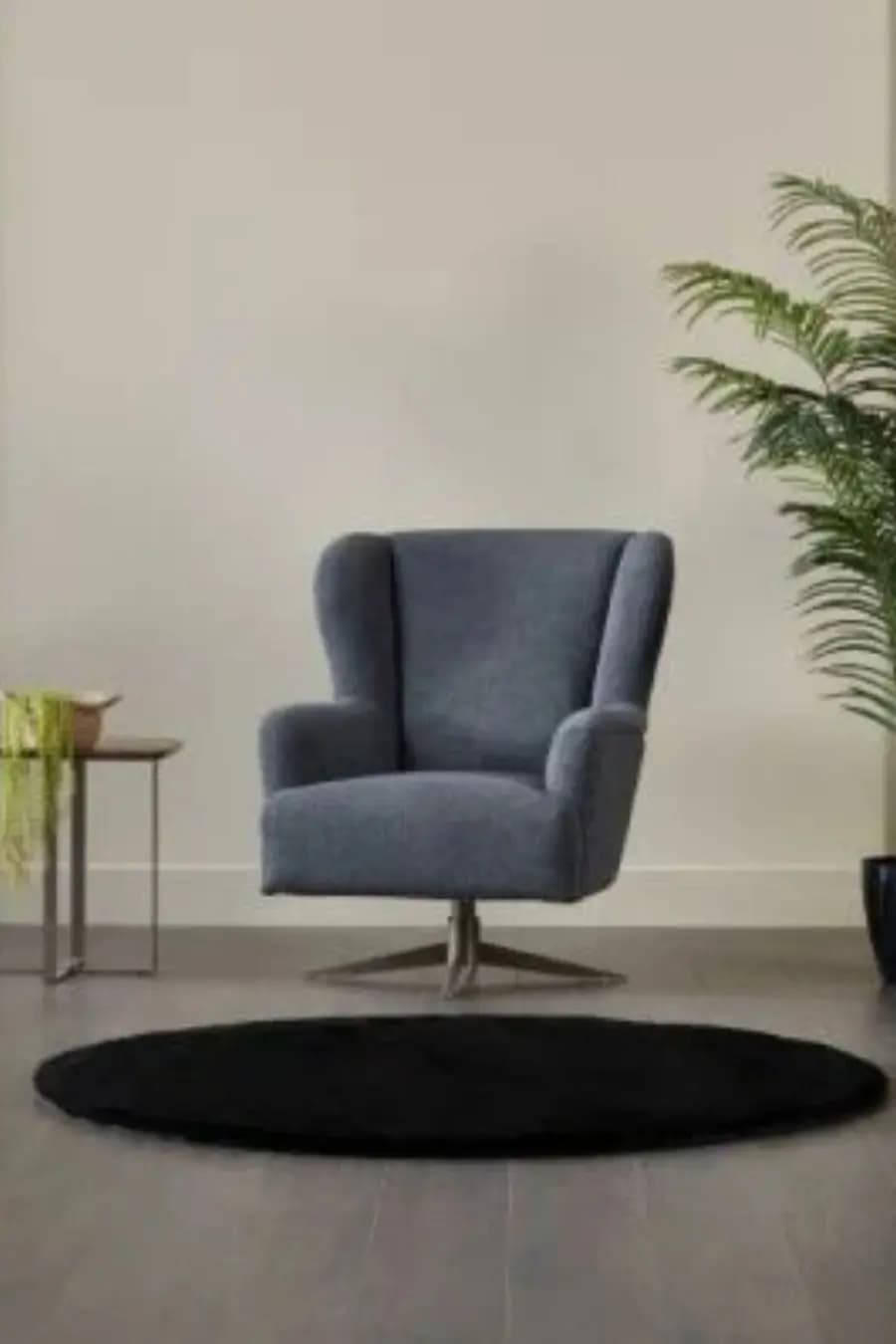Deco Soft 15314 100x100 - Daire - Siyah 5