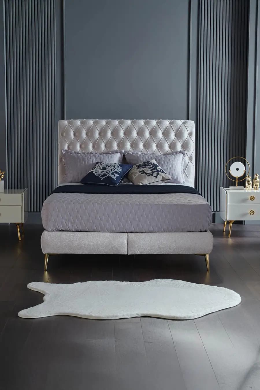 Deco Soft 15314 3D Spacer Taban Tozumaz Makine Halısı 80x000 - Beyaz 3