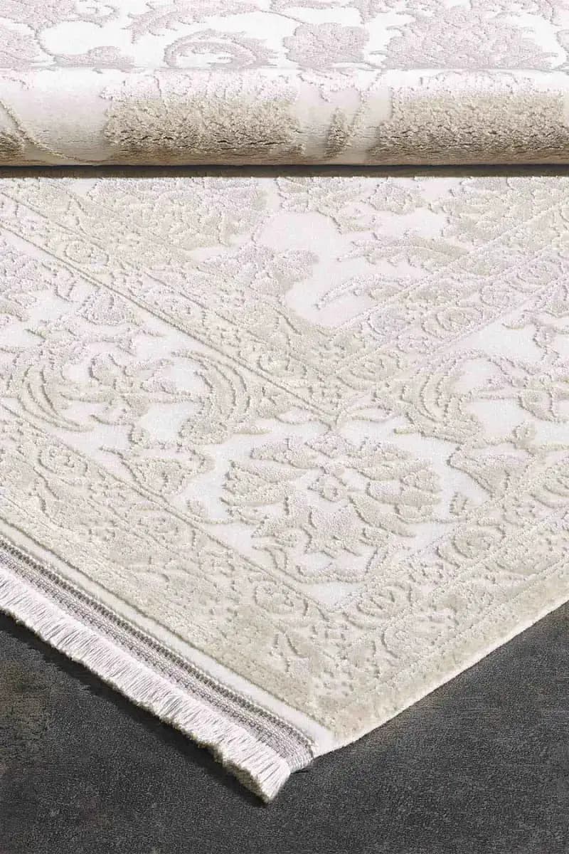 Esiliva 11309 Dikdörtgen Doğal İplik Makine Halısı 200X290 - Vizon 3