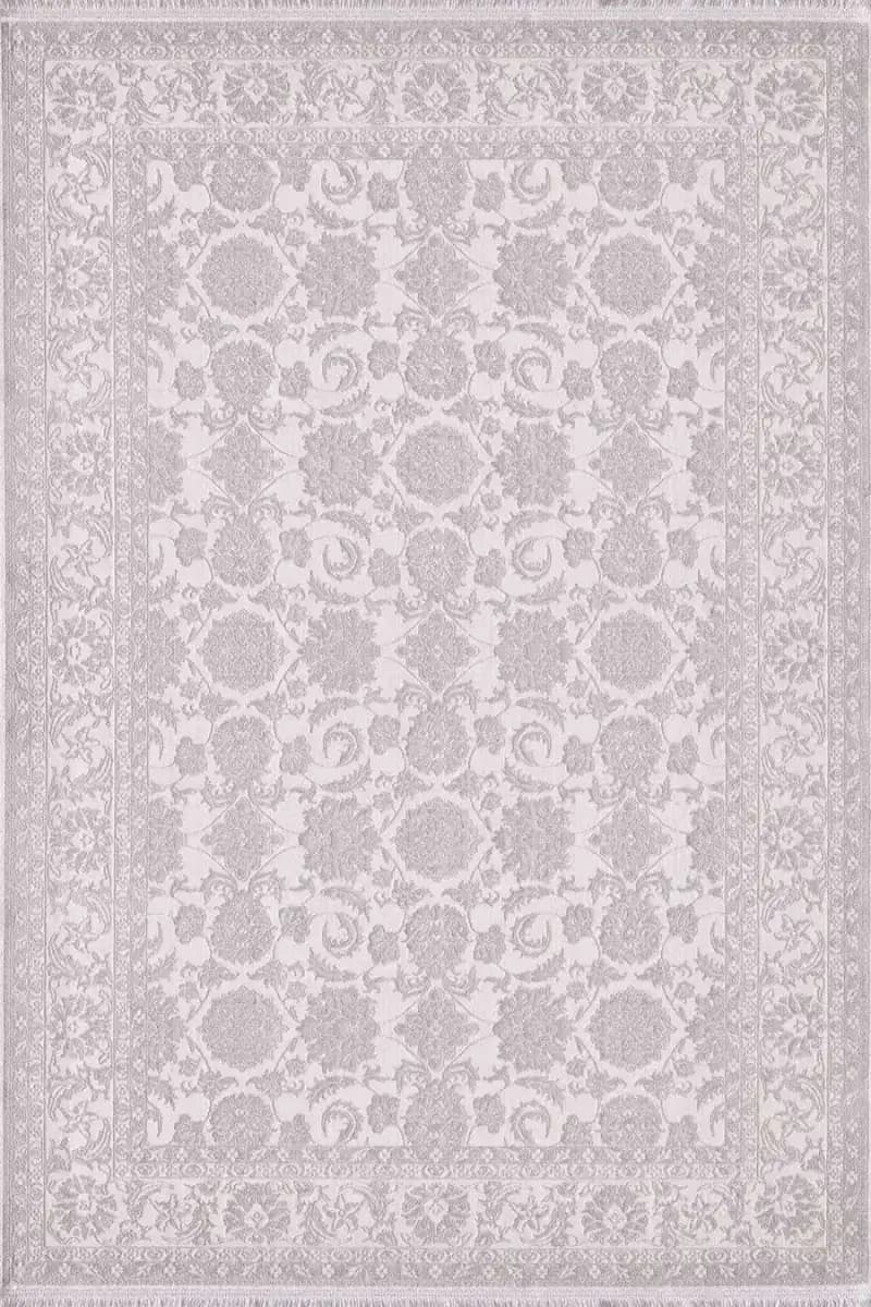 Esiliva 11309 Dikdörtgen Doğal İplik Makine Halısı 240X340 - Gri 2
