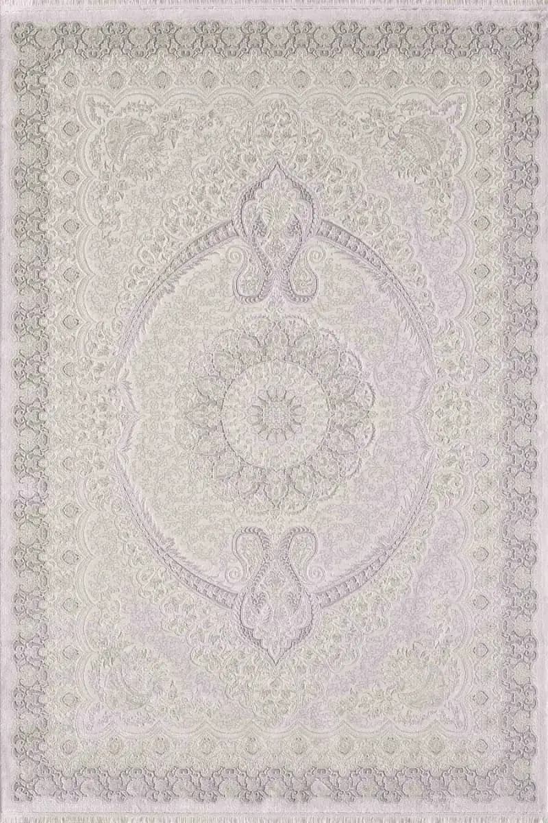 Esiliva 11431 Dikdörtgen Doğal İplik Makine Halısı 160X230 - Krem 2