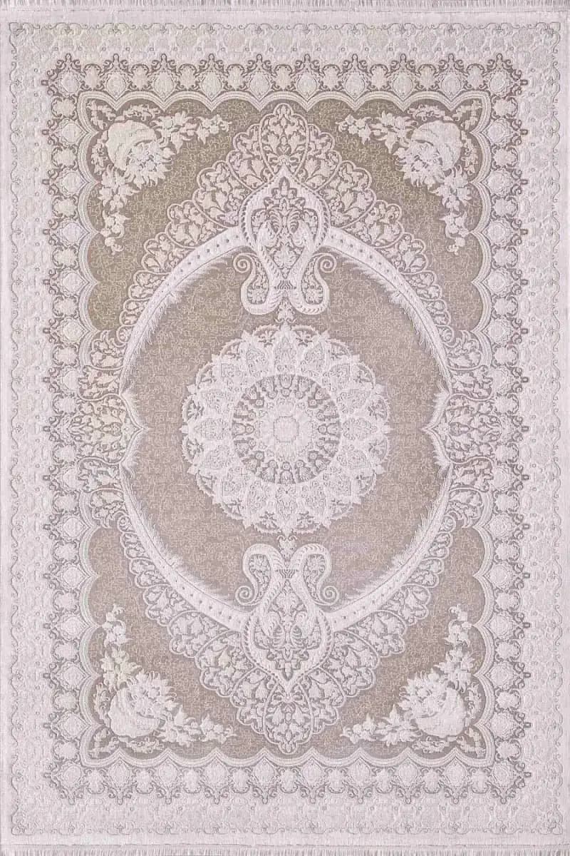 Esiliva 11431 Dikdörtgen Doğal İplik Makine Halısı 160X230 - Vizon 2