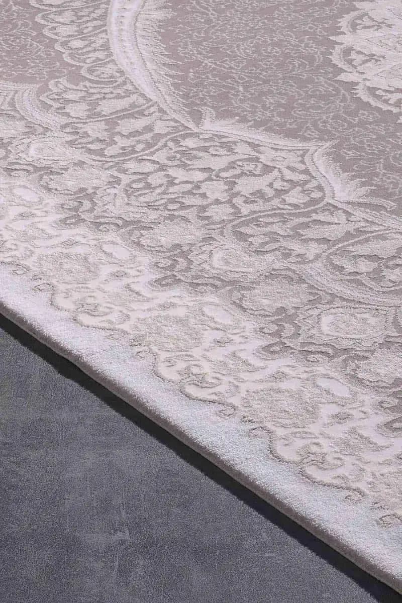 Esiliva 11431 Dikdörtgen Doğal İplik Makine Halısı 160X230 - Vizon 3