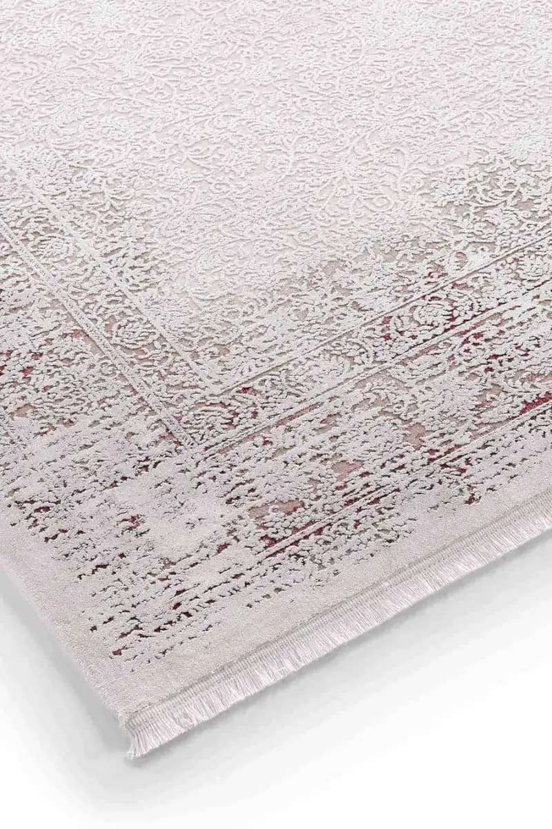 Esiliva 13886 Dikdörtgen Doğal İplik Makine Halısı 160X230 - Bordo 4