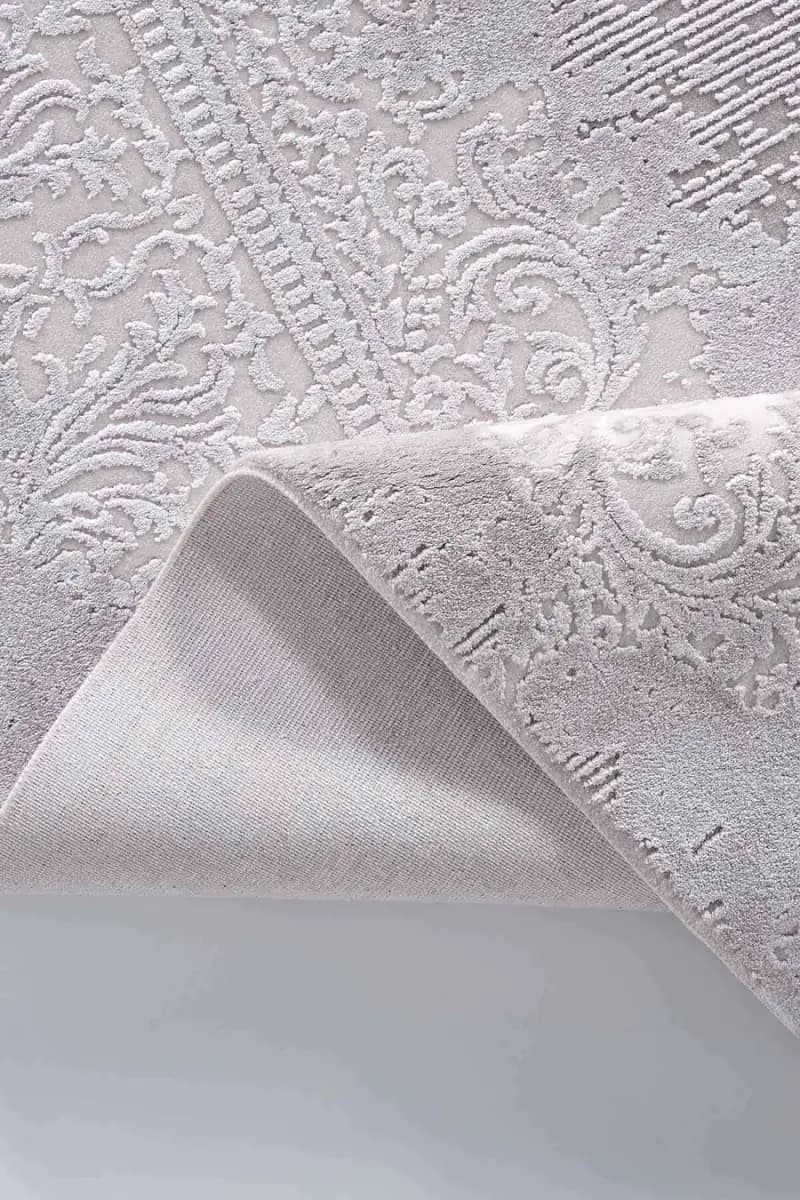 Esiliva 13888 Dikdörtgen Doğal İplik Makine Halısı 200X290 - Gri 3