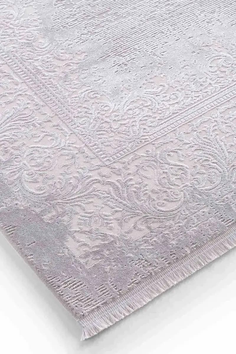 Esiliva 13888 Dikdörtgen Doğal İplik Makine Halısı 200X290 - Gri 4