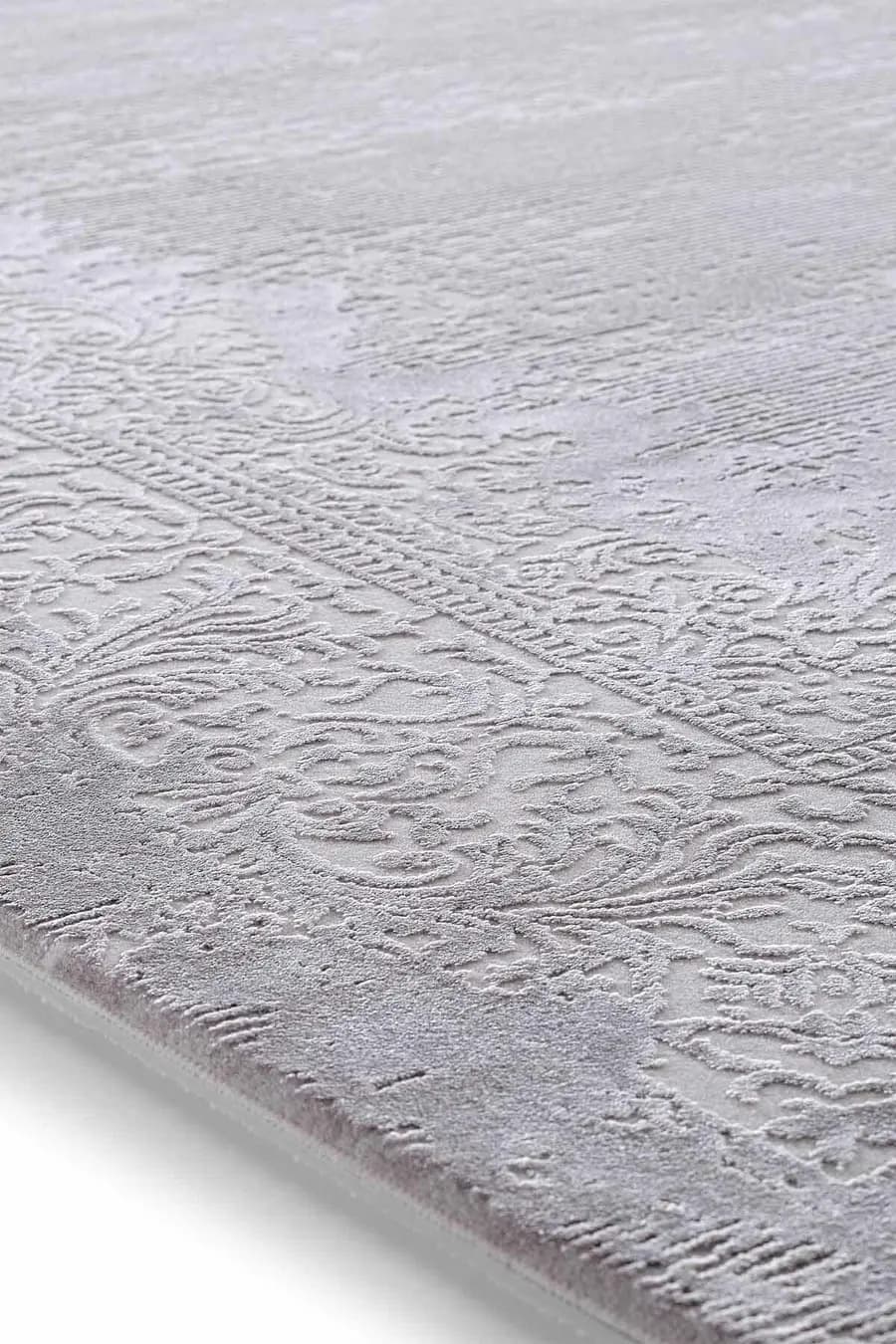 Esiliva 13888 Dikdörtgen Doğal İplik Makine Halısı 200X290 - Gri 5