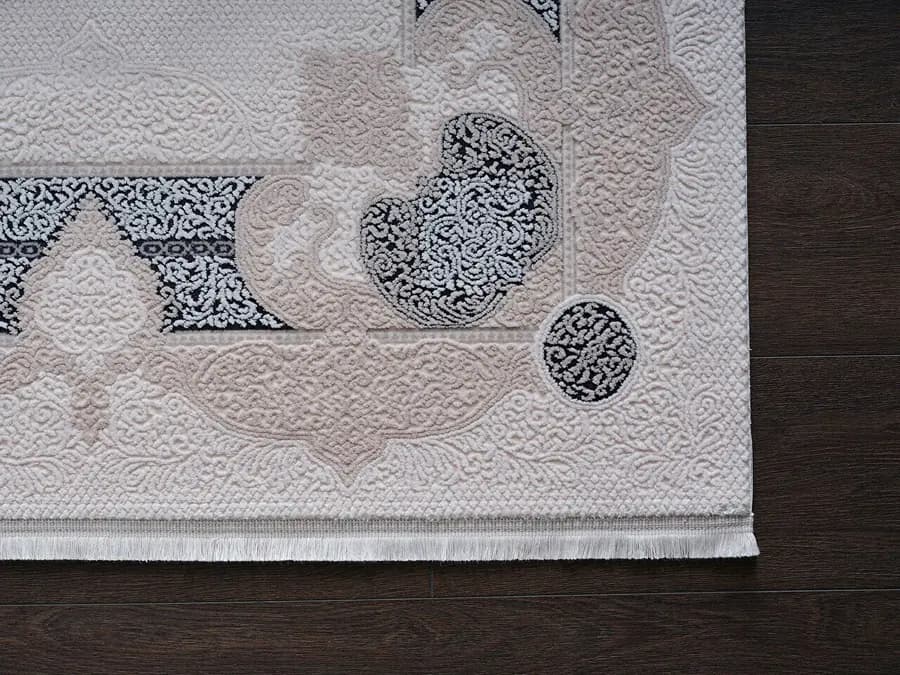 Esiliva 13919 Dikdörtgen Doğal İplik Makine Halısı 240X340 - Mavi 4