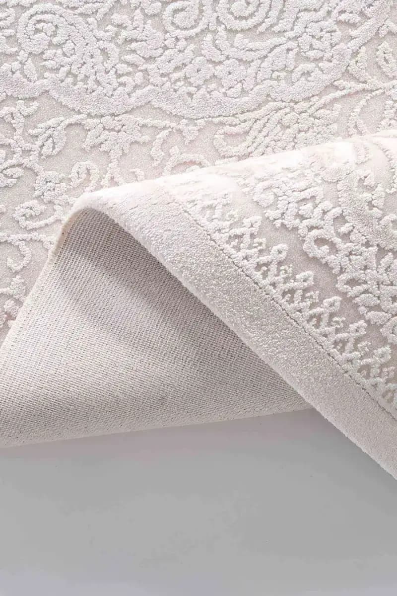 Esiliva 13921 Dikdörtgen Doğal İplik Makine Halısı 120X180 - Vizon 5