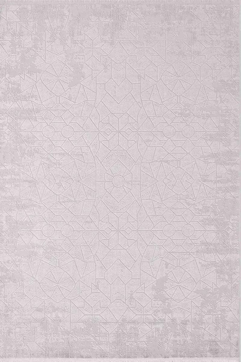 Esiliva 16716 Dikdörtgen Doğal İplik Makine Halısı 160X230 - Gri 2