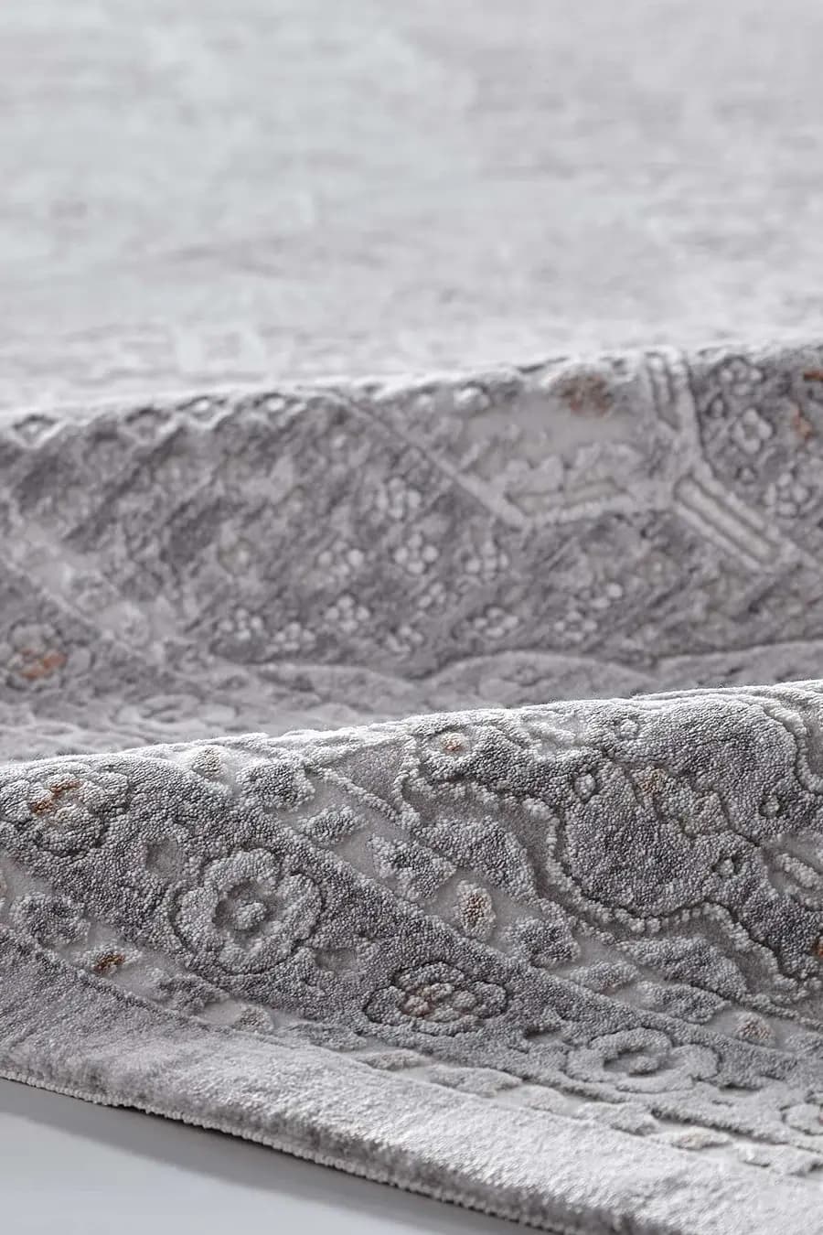 Galina 16636 Dikdörtgen Akrilik Makine Halısı 160X230 - Sarı 4