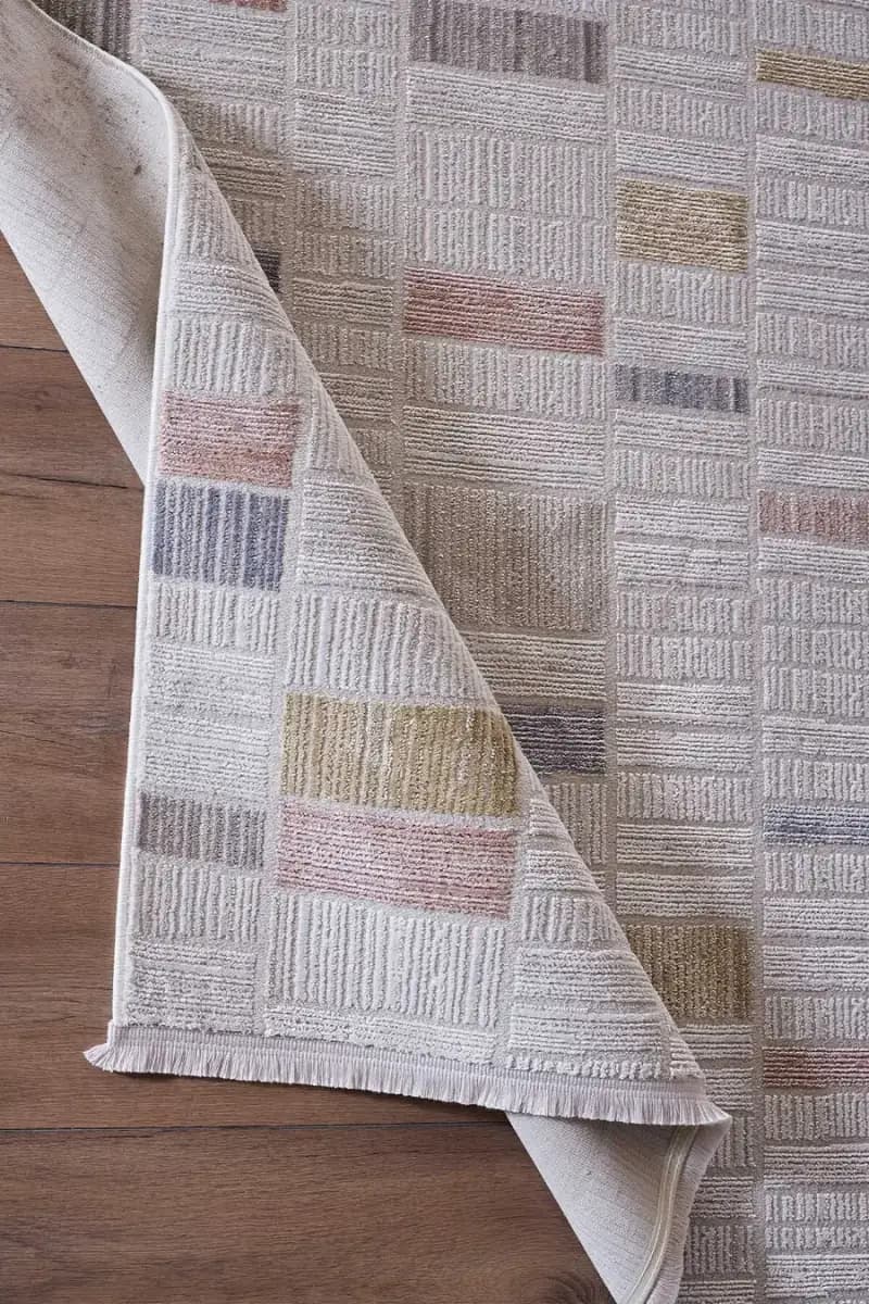 Ledax 17744 Dikdörtgen Polyester Makine Halısı Multi - 160X230 5