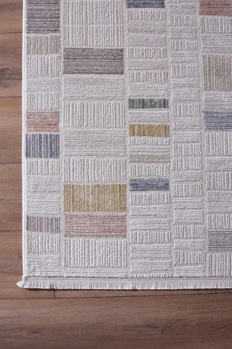 Ledax 17744 Dikdörtgen Polyester Makine Halısı Multi - 160X230 6