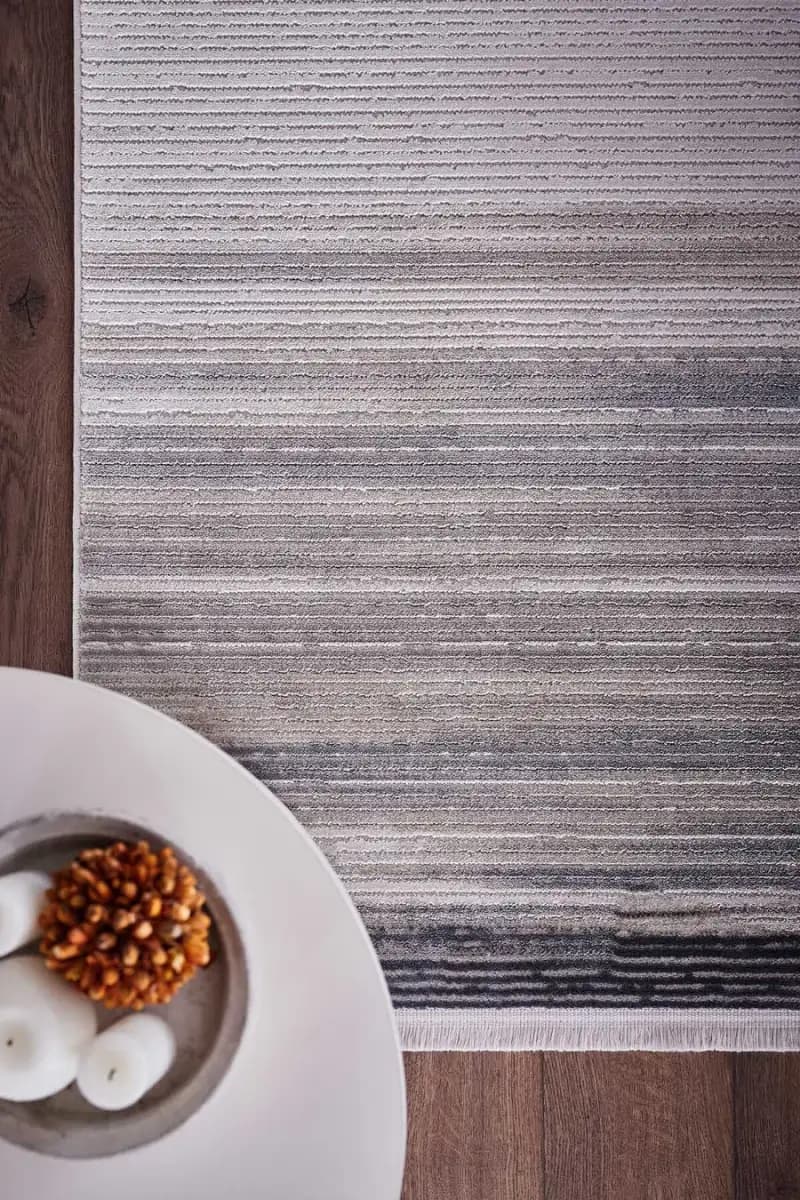Ledax 17749 Dikdörtgen Polyester Makine Halısı Mavi - 160X230 6