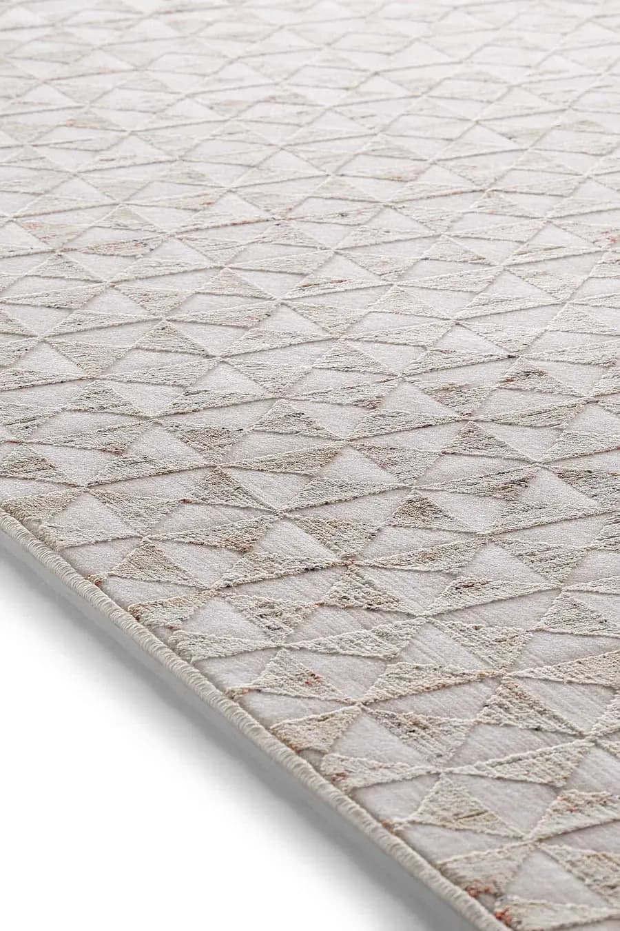 Lidya 16111 Dikdörtgen Tozumaz Makine Halısı 120X180 - Krem
