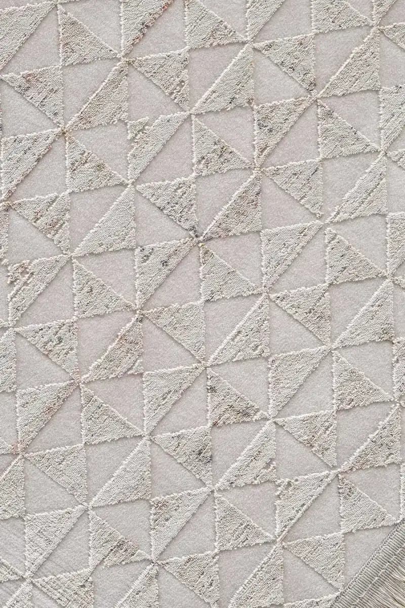 Lidya 16111 Dikdörtgen Tozumaz Makine Halısı 120X180 - Krem 4
