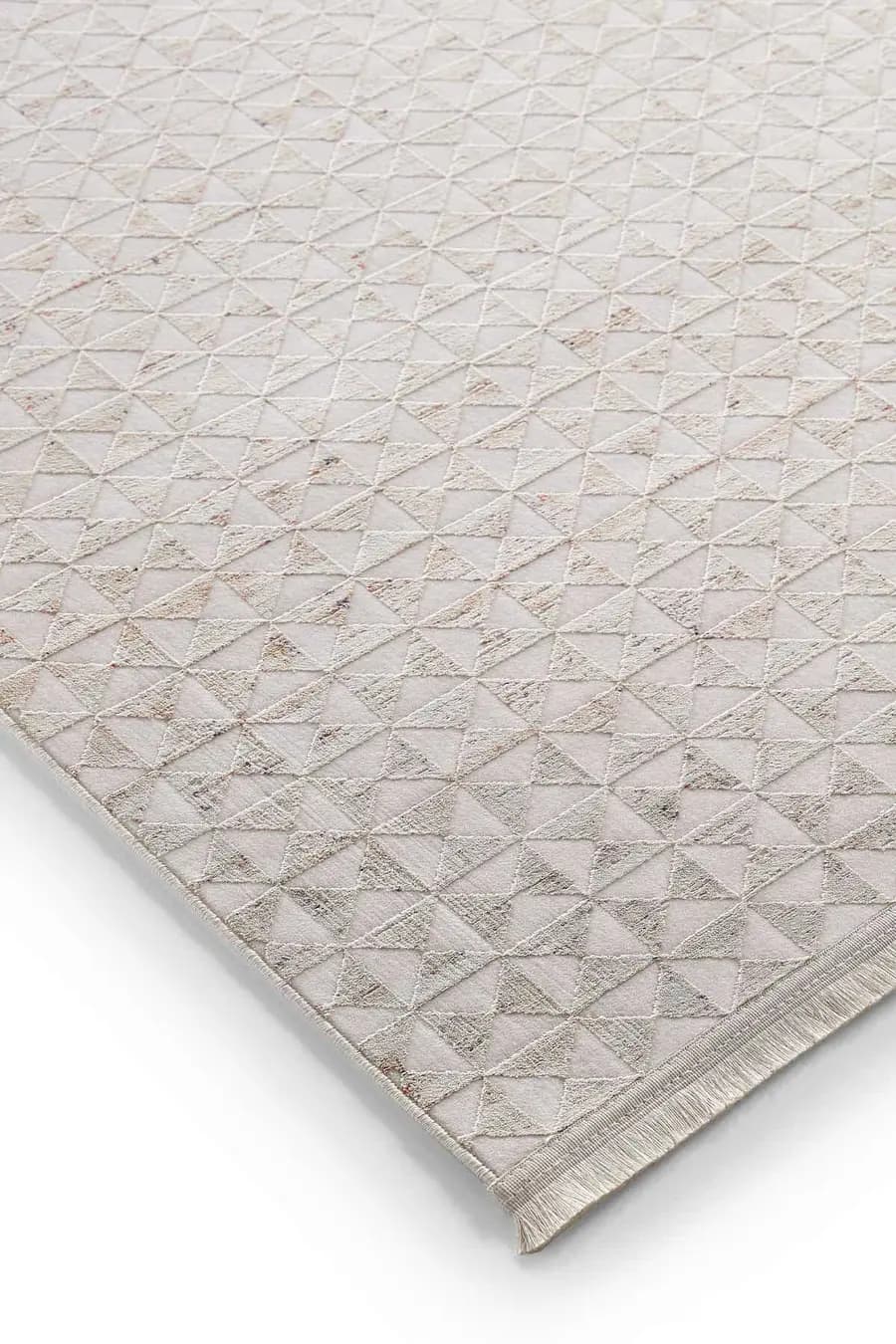 Lidya 16111 Dikdörtgen Tozumaz Makine Halısı 120X180 - Krem 5