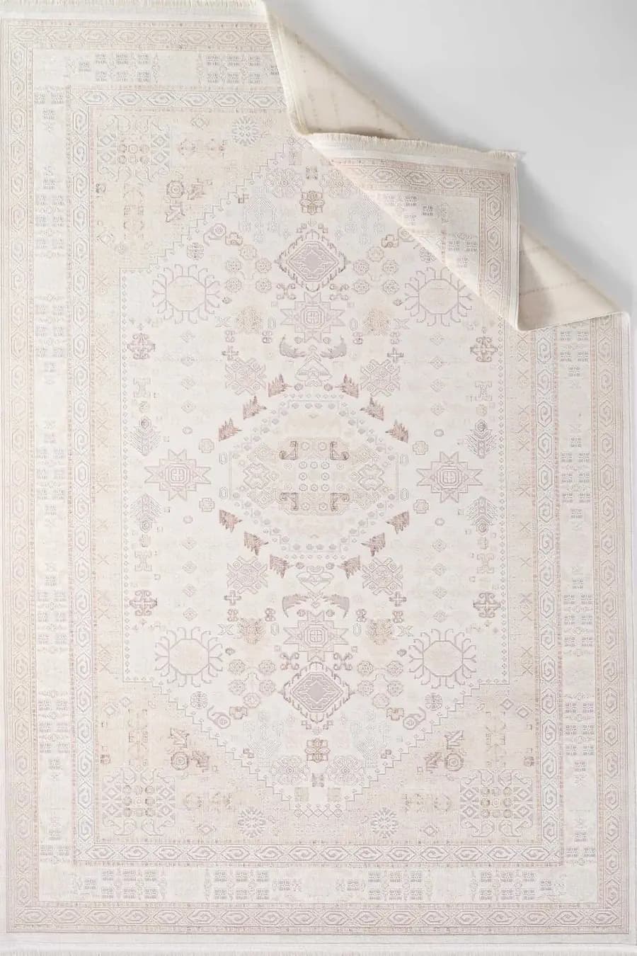 Lidya 16112 Dikdörtgen Tozumaz Makine Halısı 120X180 - Multi 5