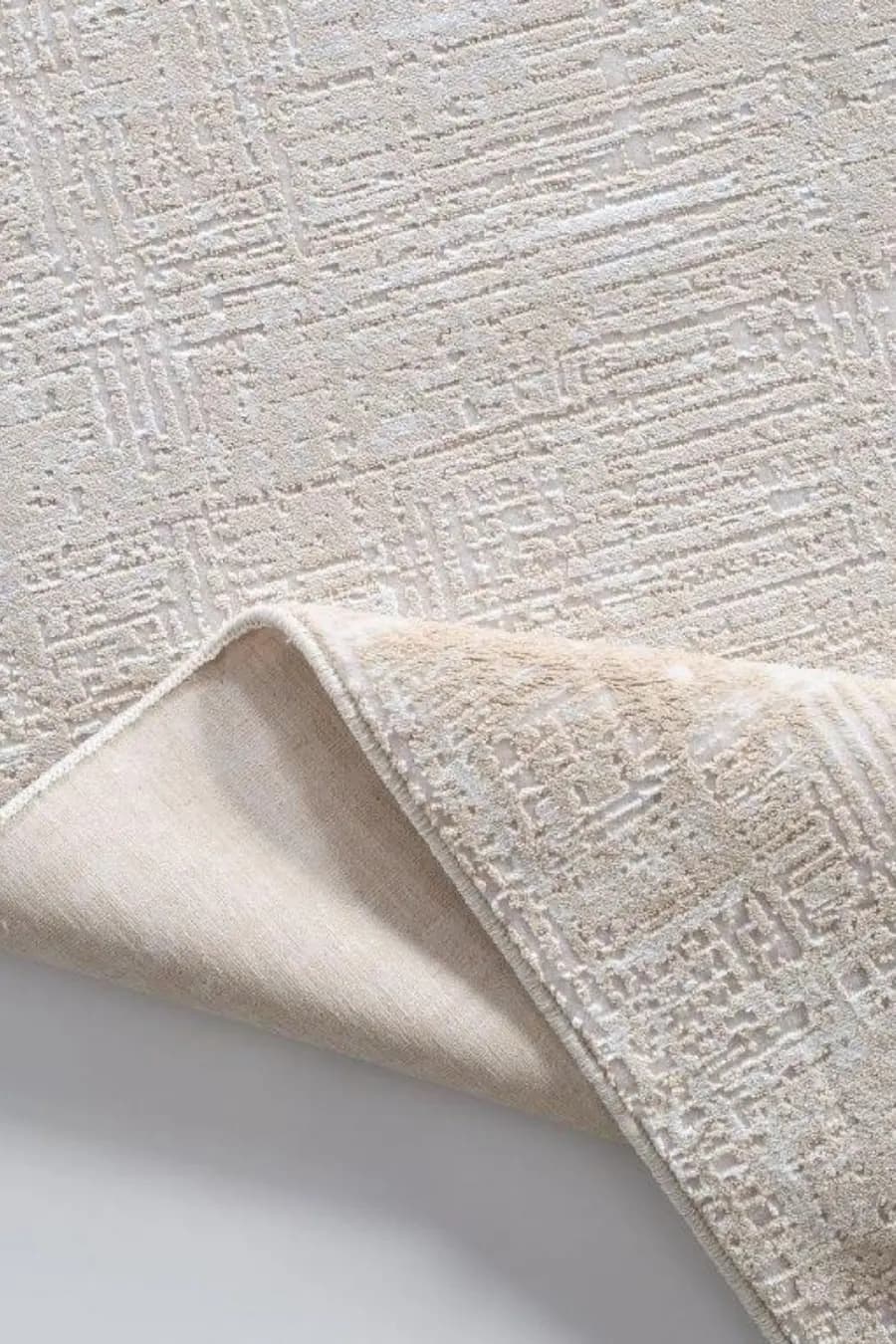Lidya 16116 Dikdörtgen Tozumaz Makine Halısı 160X230 - Vizon 3