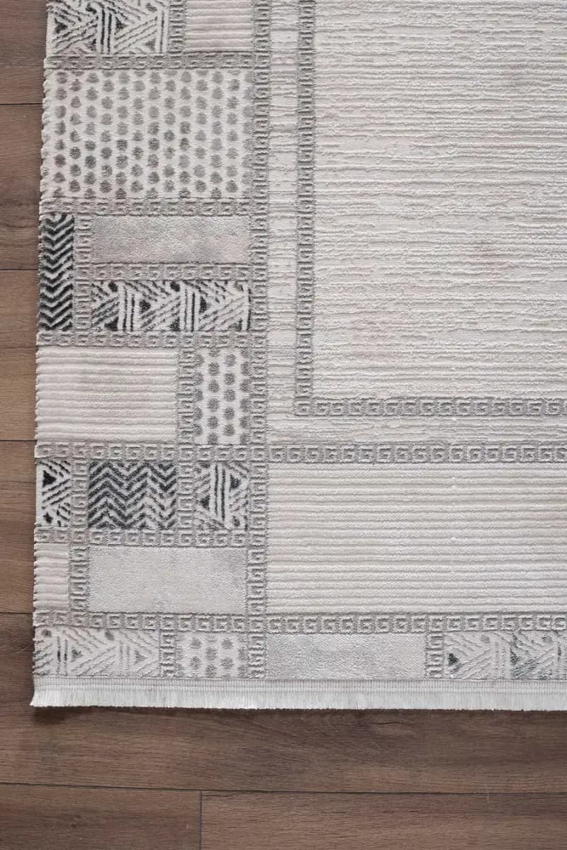 Lustiva 17804 Dikdörtgen Tozumaz Halı Gri - 160X230 4