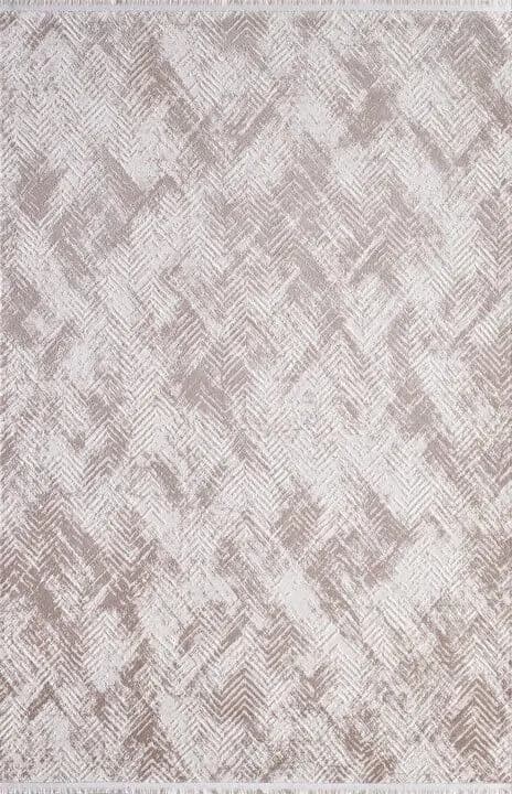 NovaStyle 11490 Dikdörtgen Akrilik Makine Halısı 80X150 - Krem
