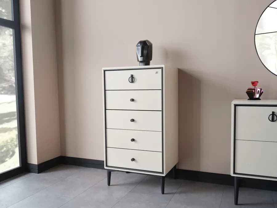 Vista Şifonyer Krem 6