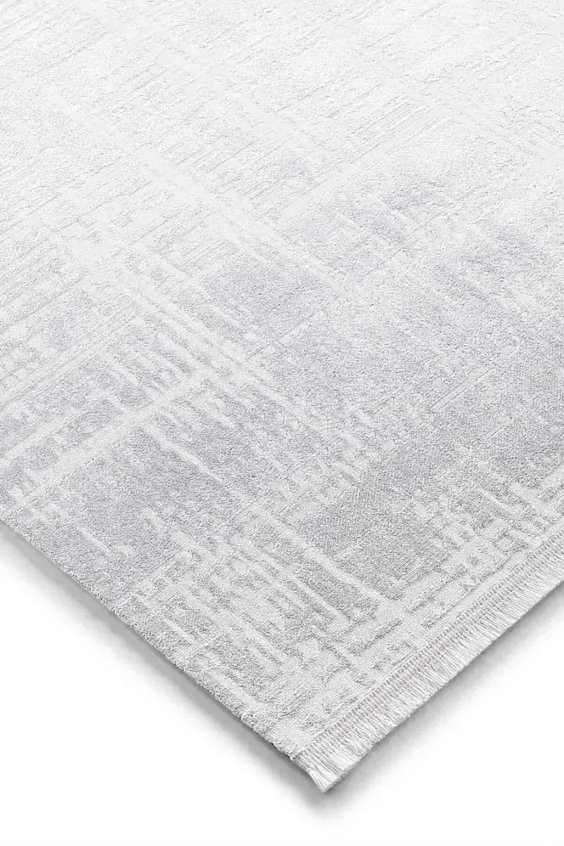 Venita 11961 Dikdörtgen Polyester Makine Halısı 200X290 - Beyaz 3