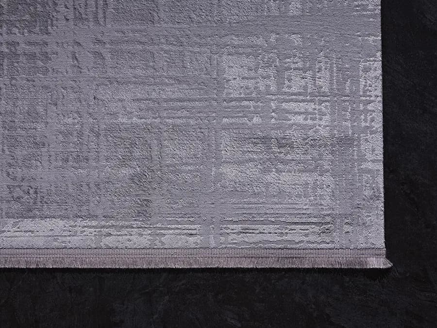 Venita 11961 Dikdörtgen Polyester Makine Halısı 200X290 - Gri 3