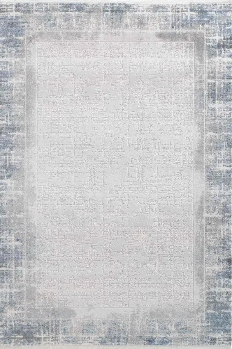 Viera 11607 Dikdörtgen Akrilik Halı Mavi - 80X150 5