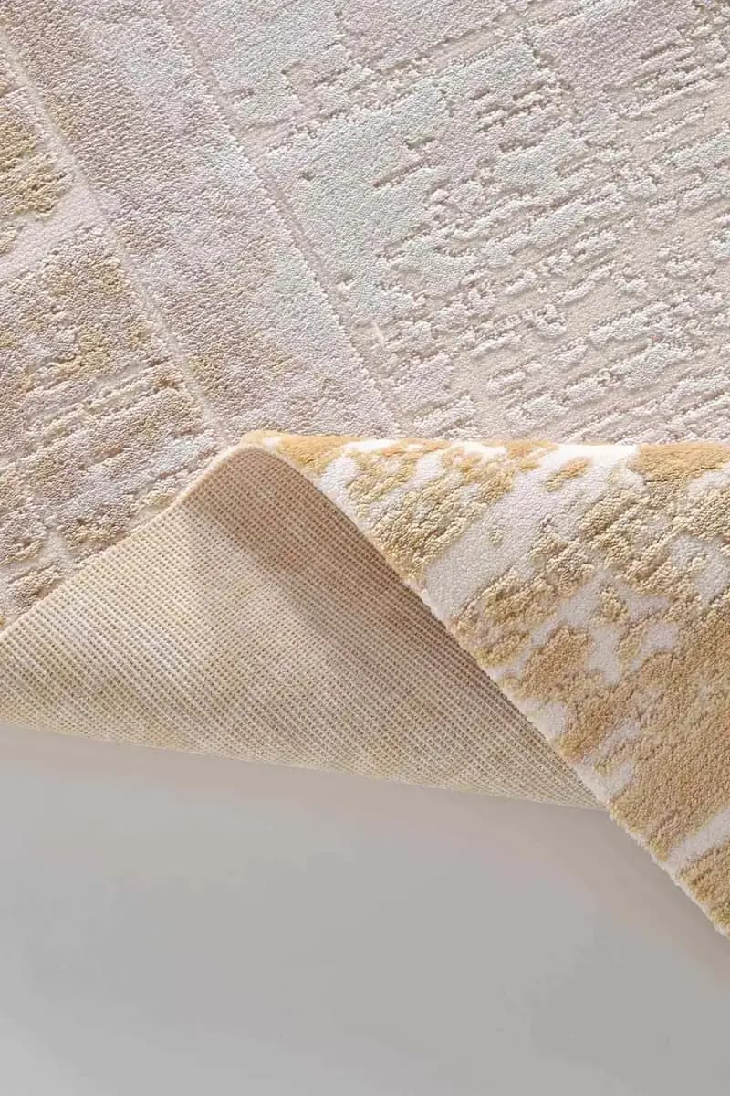 Viera 11607 Dikdörtgen Akrilik Halı Sarı - 100X200 2