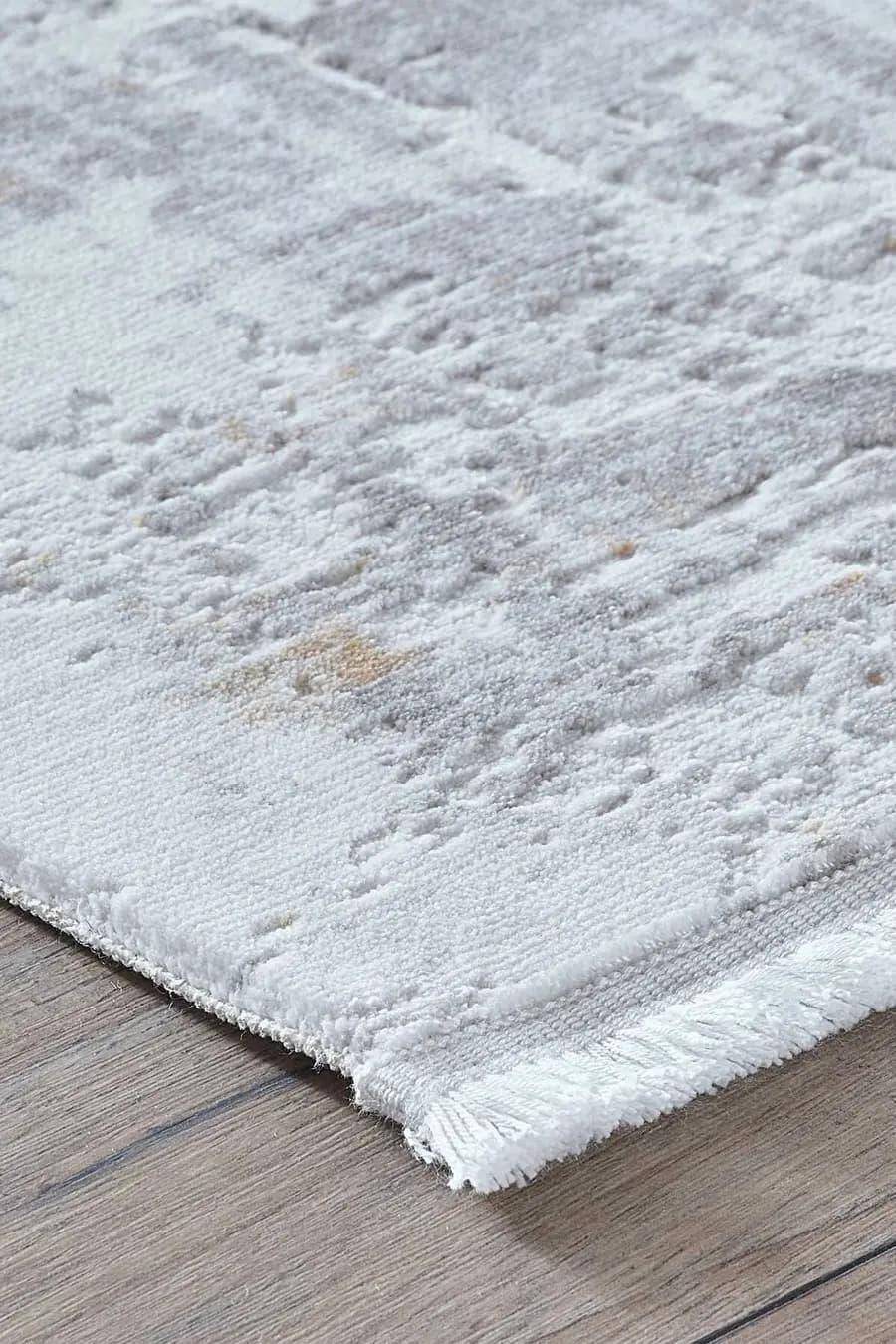 Viera 18827 Dikdörtgen Akrilik Makine Halısı 80x000 - Sarı 4